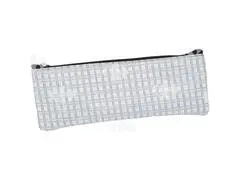 Trousse plate 21 x 9,5 cm (plusieurs coloris disponibles)