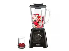 Blender Blendforce en Verre avec Bol en Plastique Moulinex 1.75L 600W.