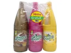 Sango Lot 3 Nettoyants Sol Citron Vanille Rose 1L + 1 Gratuit