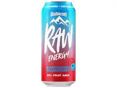 Boisson Énergisante Framboise & Myrtille RAW Rubicon 500ml
