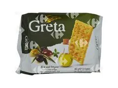 Biscuits Crackers à L'Oliveet Thym Greta 120g