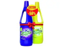 Lot Nettoyant Sol Sango 1L + Fleur d'Oranger 1L (2ème à 50%)