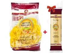 Lot Tagliatelles Monte Regale 500 g + Spaghettis Monte Regale 250 g offerts