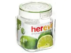 Bocal en Verre avec Couvercle Lemon 1L