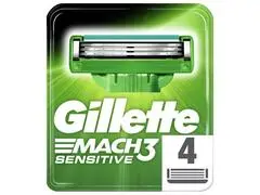 Recharges de lames de rasoir Mach3 Sensitive Gillette 4 unités