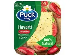 Tranches de Havarti au Jalapeno Puck 150g