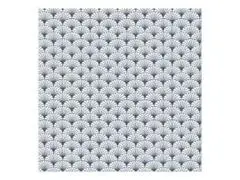 Serviette en Papier Eventail Bleu 33x33cm