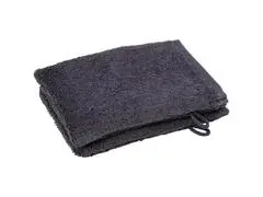 Gant de Toilette Gris Foncé 100% Coton TEX 15x21cm.