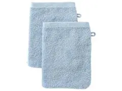 Gant de Toilette Bleu 100% Coton TEX 15x21cm