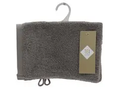 Gant de Toilette Taupe 100% Coton TEX 15x21cm.