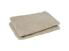 Gant de Toilette Beige Clair 100% Coton TEX 15x21cm