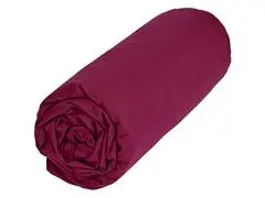 Drap Housse Prune 100% Coton Tex Home 140x200cm