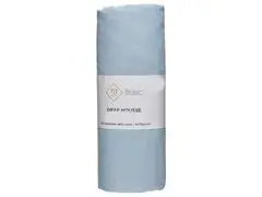 Drap Housse Bleu Tex Home 140x200cm.