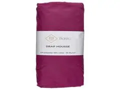Drap Housse Prune Tex Home 90x200 cm