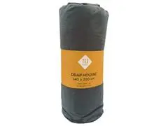Drap Housse Gris Tex Home 140x200cm.
