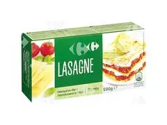 Lasagnes Carrefour 500g