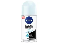 Déodorant Femme Invisible Black & White Pure Roll-on Nivea 50ml