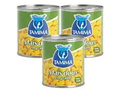 Maïs Doux en Grains Tamima 3x184g.