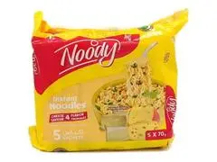 Lot Nouilles Fromage Noody 5x70g.