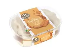 Crème Glacée Spéculoos en Bac Carrefour Sensation 500g.