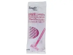 Rasoir Jetable Bilames Femme Carrefour Soft 10 unités