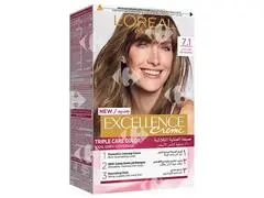 Coloration Crème Blond Cendré 7,1 Excellence.