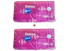 Lot de 2 Sachets Mouchoirs Dalaa 550 unités.
