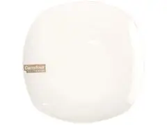 Assiette Plate Carrée Blanche Carrefour Home