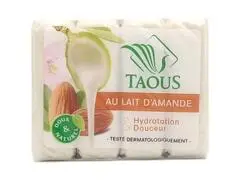 Savon Lait d'Amande Taous 4x125g