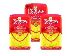 Lot Couscous Moyen Kayna 500g 2 unités + 1 Gratuit