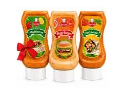 Lot TopChef Biggy Burger 240ML + Andalouse 240ML + Algérienne 240ML Offert
