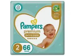 Couches Bébé Premium Care Taille 2 (3-8kg) Pampers 66 unités