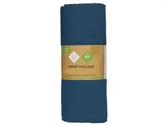 Drap Housse Bleu Foncé Tex Home 180x200 cm