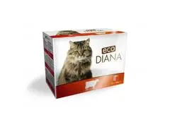 Pochons pour Chat au Bœuf Eco Diana 12x100g