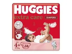 Couches Value Pack Extra Care T4 Plus Huggies 38 Unités.