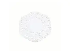 Nappe Ronds Blancs 40 unités 11cm