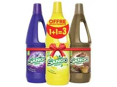 Lot 3 Nettoyants Sol Sango Lavande, Citron ,Oud 1L