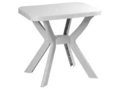 Table Mykonos Blanche 70x70 cm