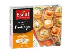 Mini Feuilletés au Fromage Escal 250g 20 pièces.