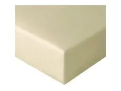 Drap Housse Beige Clair 100% Coton Uni Coton Tex Home 180x200 cm