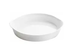 Plat à Tarte Smart Cuisine Four et Micro-ondes Luminarc Blanc 28cm.