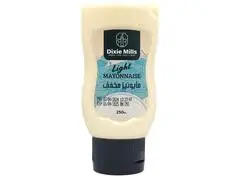Mayonnaise Light Squeeze Dixie 250ml