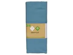 Drap Plat Bleu Coton Bio Tex Home 270x300 cm