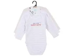 Body pour Bébé Fille Manches Longues en Rose Tex Home 3 pièces