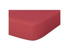 Drap Housse Framboise en Percale de Coton Bio Tex Home 90x200 cm