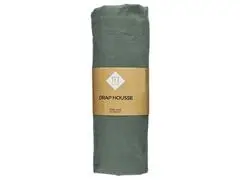 Drap Housse Kaki Tex Home 160x200 cm
