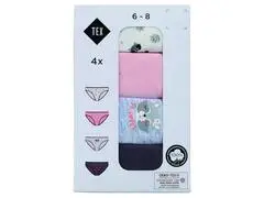 Culotte pour Fille en Rose Sec TEX 4 pièces