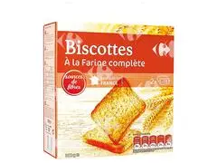 Biscottes à la Farine Complète Carrefour 300g
