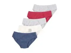 Slip Garçon Bleu/Gris/Rouge TEX 5 pièces