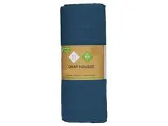 Drap Housse Percal Bleu Foncé Tex Home 90x200 cm
